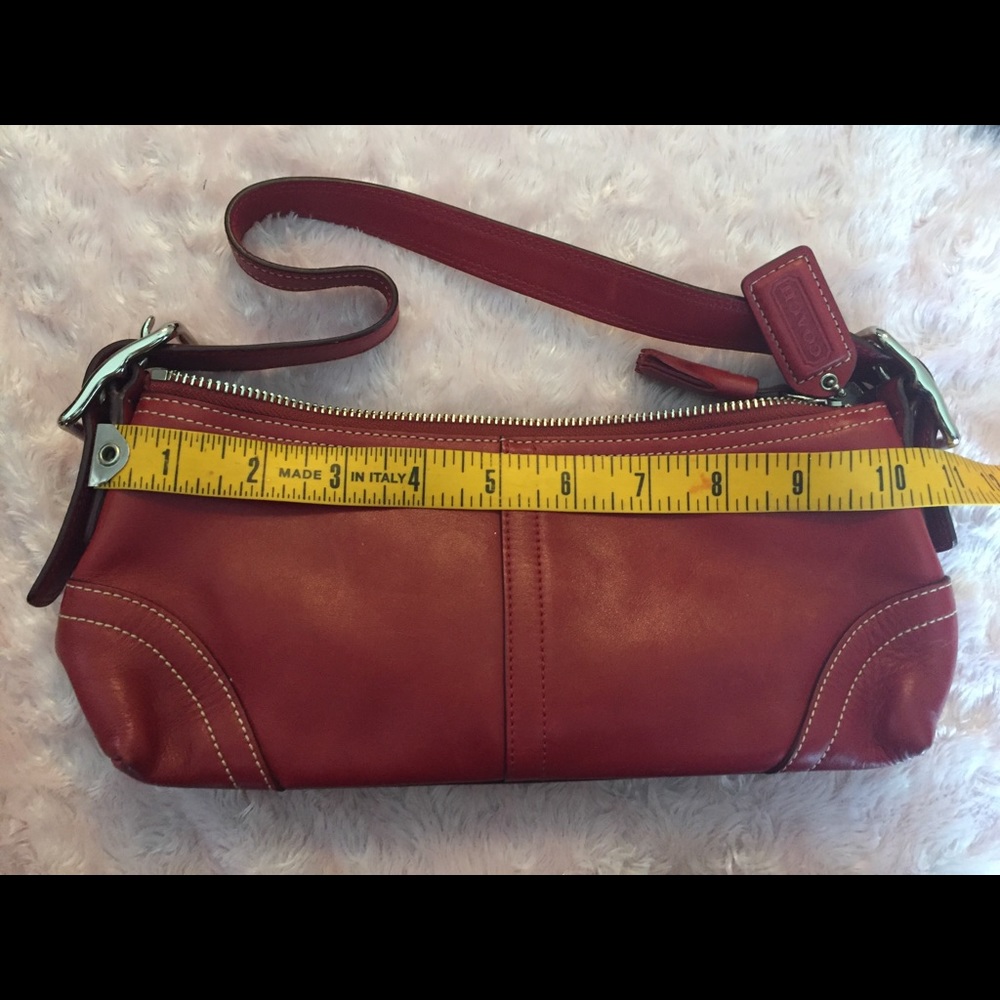 Coach Purse Red/Burgundy/Maroon - Picture 5 of 6